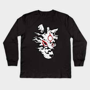 White Wolf Kids Long Sleeve T-Shirt